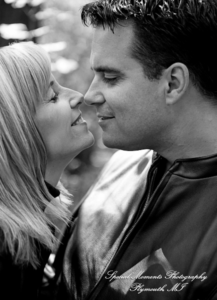 Kam & Jim at Robert H Long Park Commerce Twp MI engagement photograph