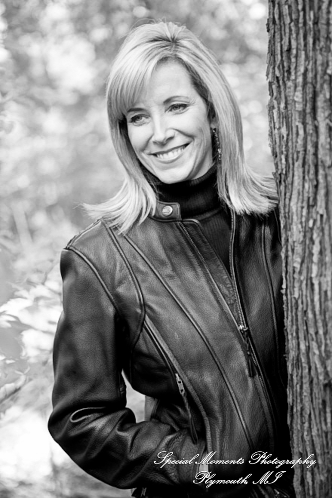 Kam & Jim at Robert H Long Park Commerce Twp MI engagement photograph