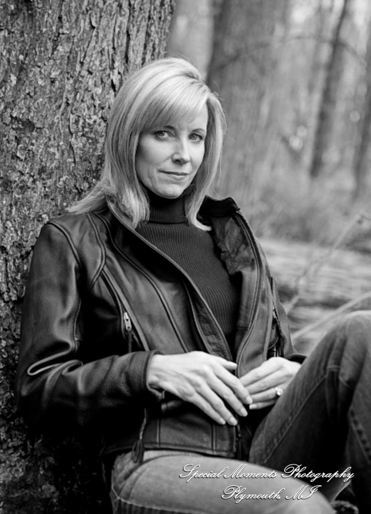 Kam & Jim at Robert H Long Park Commerce Twp MI engagement photograph