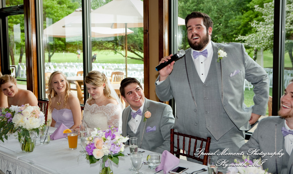 Kristen & Kyle at Stonebridge Golf Club Ann Arbor MI wedding photograph