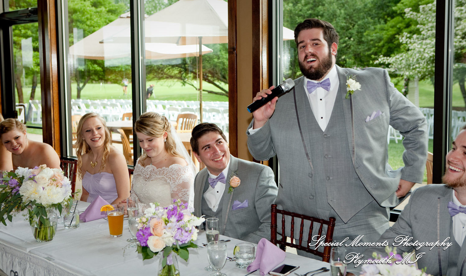 Kristen & Kyle at Stonebridge Golf Club Ann Arbor MI wedding photograph