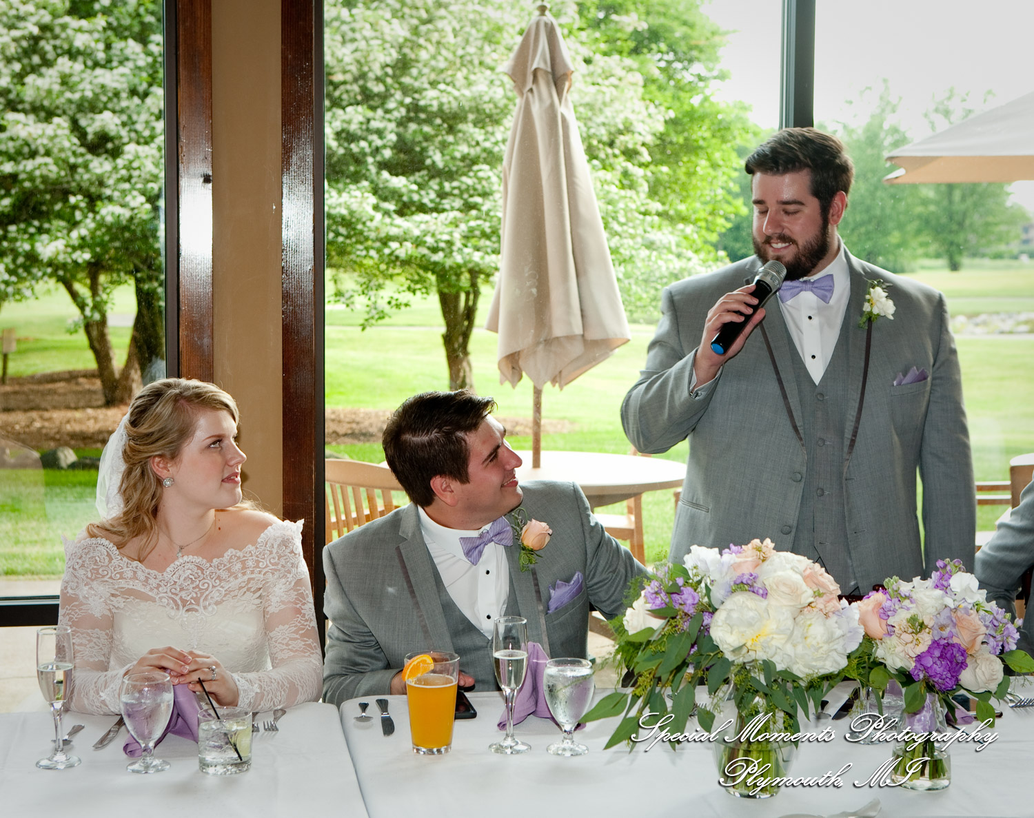Kristen & Kyle at Stonebridge Golf Club Ann Arbor MI wedding photograph