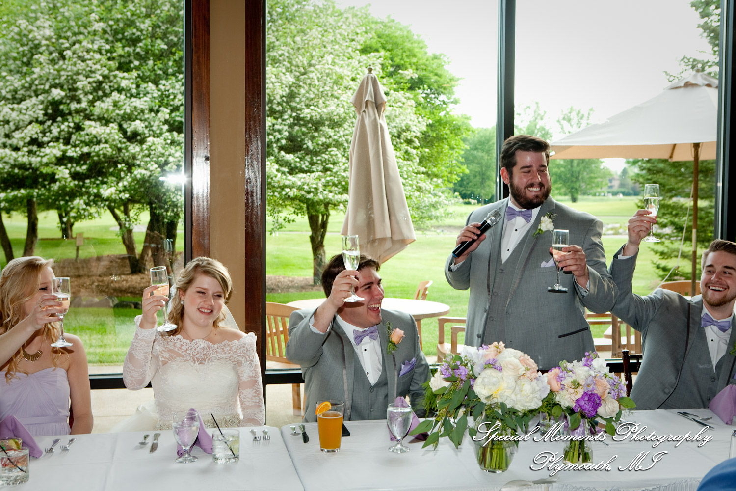 Kristen & Kyle at Stonebridge Golf Club Ann Arbor MI wedding photograph