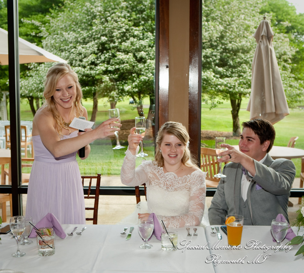 Kristen & Kyle at Stonebridge Golf Club Ann Arbor MI wedding photograph