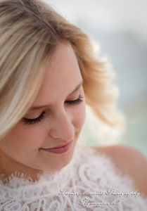 Emily & Sean at Belle Isle Fountain Detroit MI engagement photograph