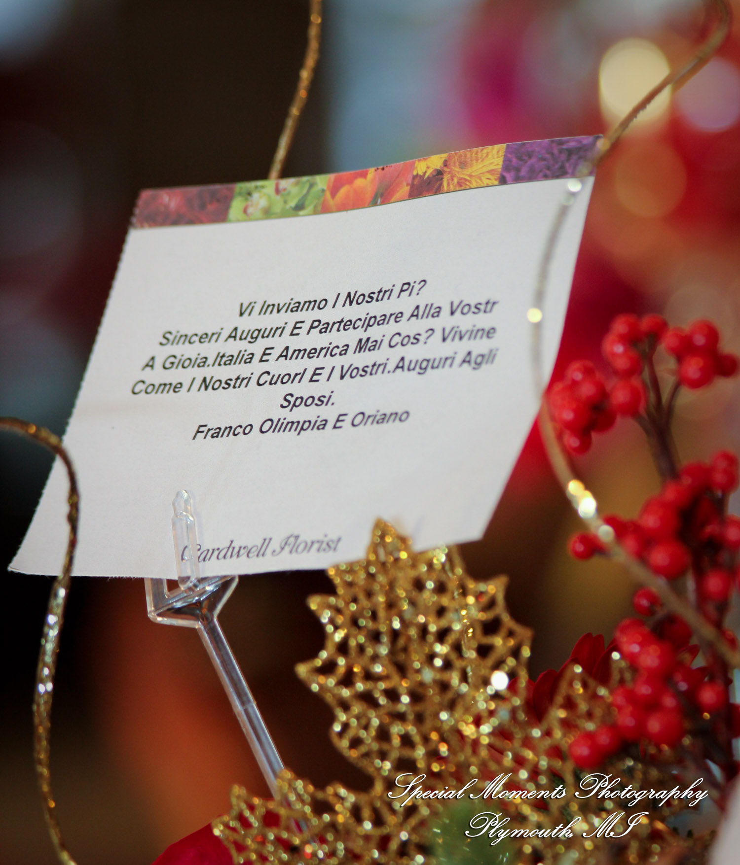 The couple at home getting ready wedding photograph