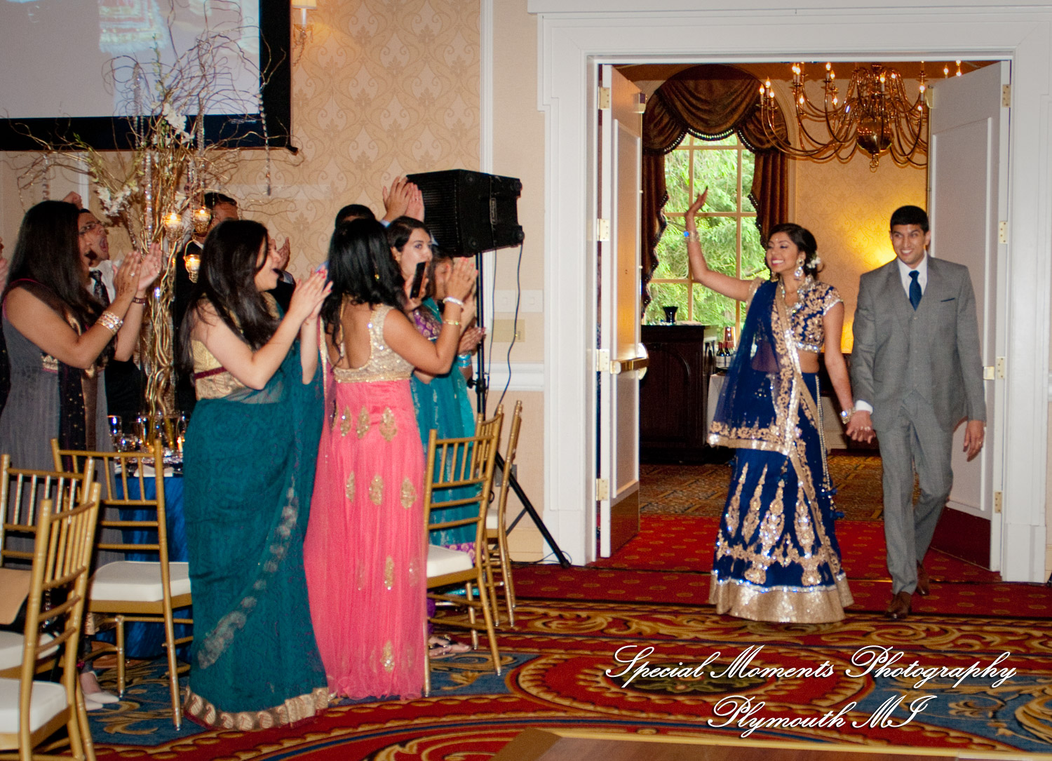 Sharmila & Sameer at Dearborn Inn Dearborn MI wedding photograph