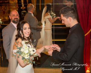 Julie & Tom Detroit Opera House Detroit MI wedding photograph