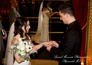 Julie & Tom Detroit Opera House Detroit MI wedding photograph