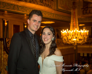 Julie & Tom Detroit Opera House Detroit MI wedding photograph