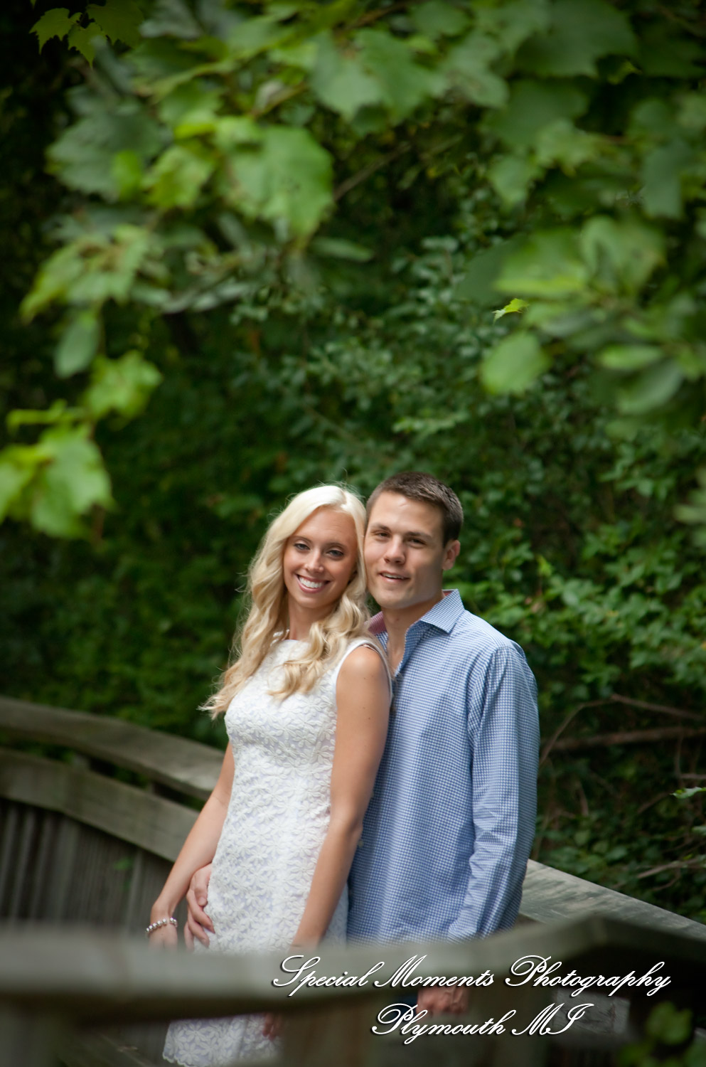 Amanda & Kevin Novi MI Engagement photograph