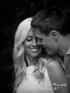 Amanda & Kevin Novi MI Engagement photograph