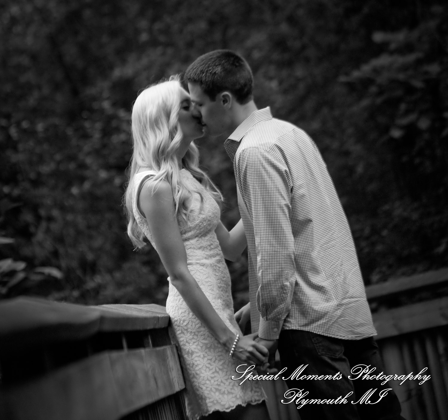 Amanda & Kevin Novi MI Engagement photograph