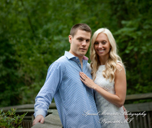Amanda & Kevin Novi MI Engagement photograph