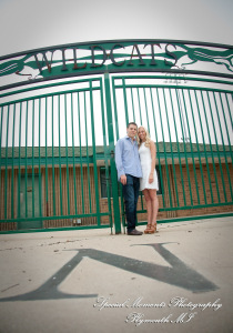 Amanda & Kevin Novi MI Engagement photograph