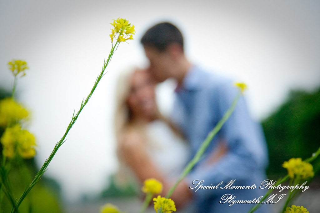Amanda & Kevin Novi MI Engagement photograph