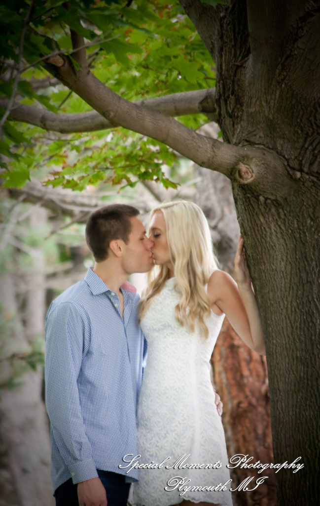 Amanda & Kevin Novi MI Engagement photograph