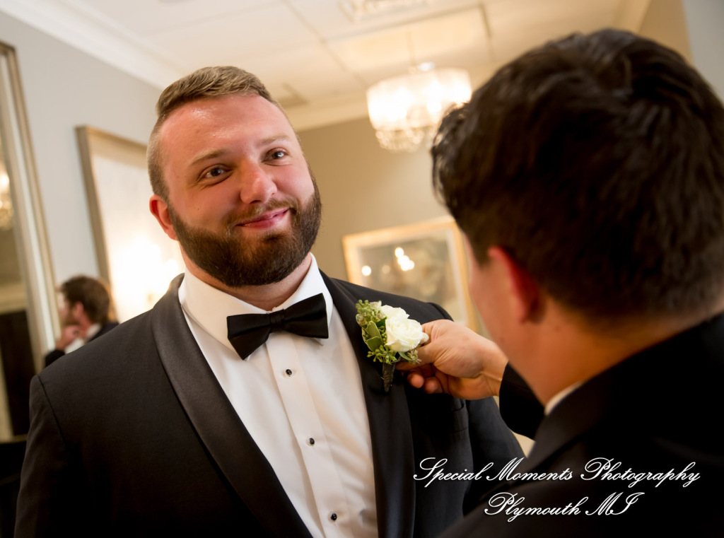 Aidan & Alex at Italian American Club Livonia MI wedding photograph