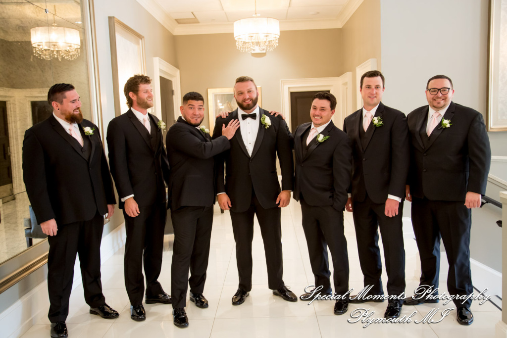 Aidan & Alex at Italian American Club Livonia MI wedding photograph