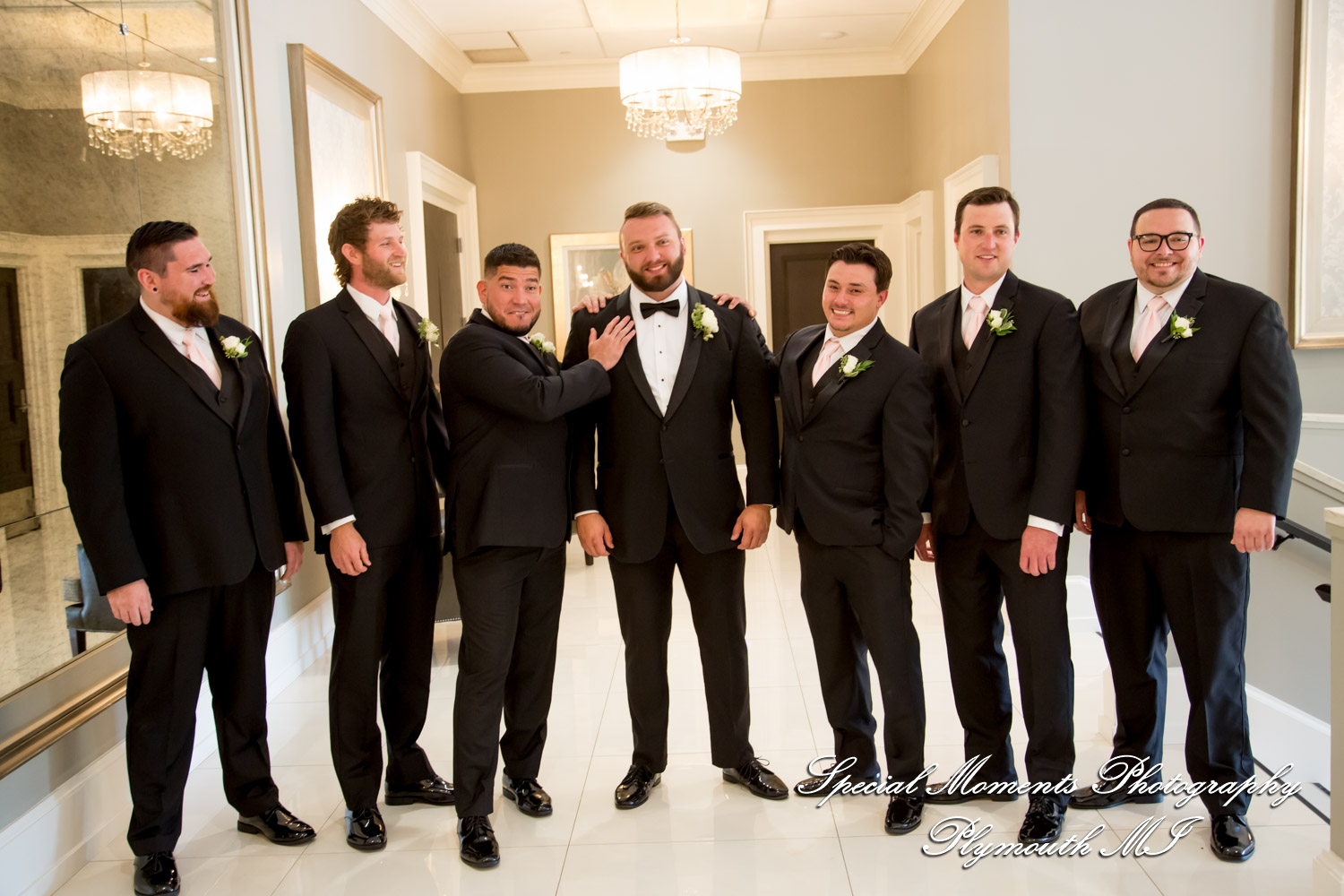 Aidan & Alex at Italian American Club Livonia MI wedding photograph