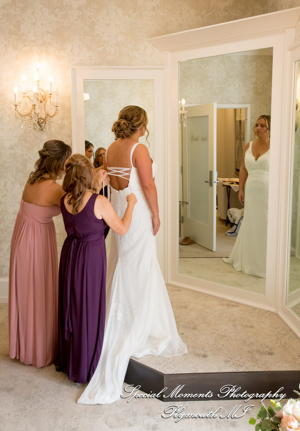 Aidan & Alex at Italian American Club Livonia MI wedding photograph