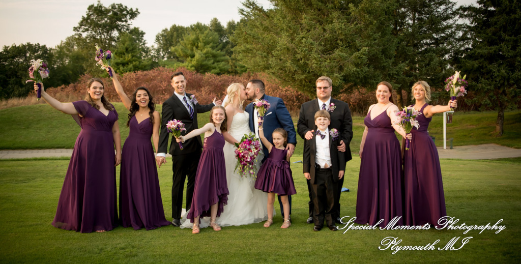 Taylor & Jacob Polo Fields Golf & Country Club Ann Arbor MI wedding photograph