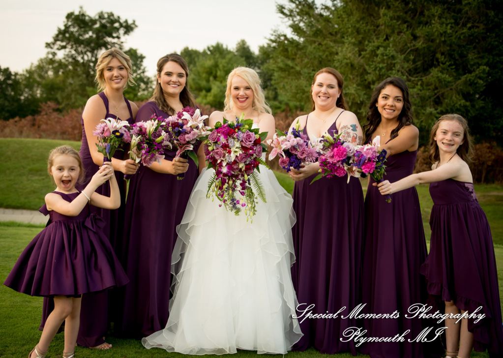 Taylor & Jacob Polo Fields Golf & Country Club Ann Arbor MI wedding photograph