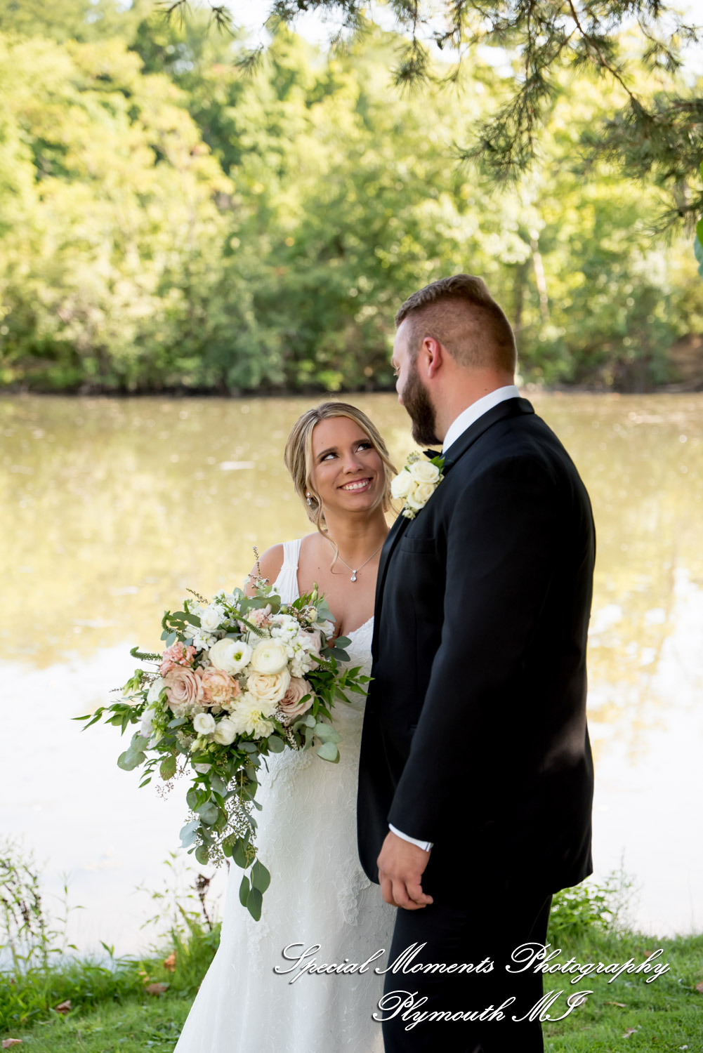 Aidan & Alex at Italian American Club Livonia MI wedding photograph