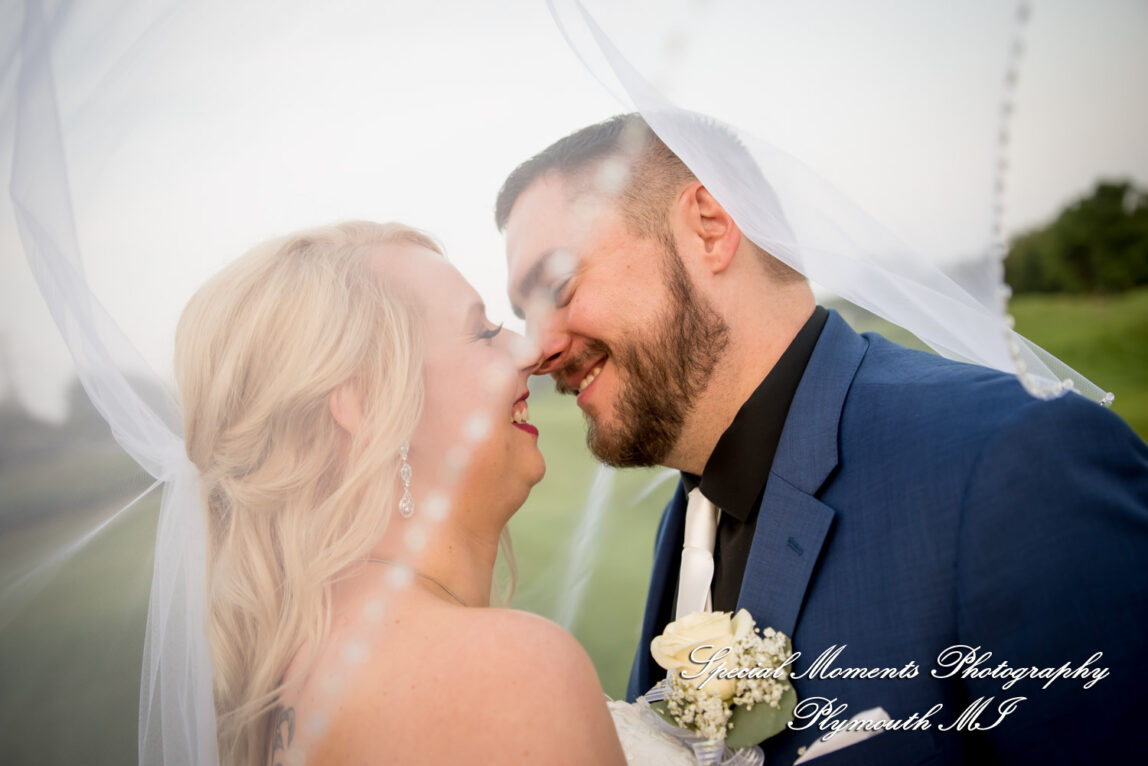 Taylor & Jacob Polo Fields Ann Arbor MI wedding photograph