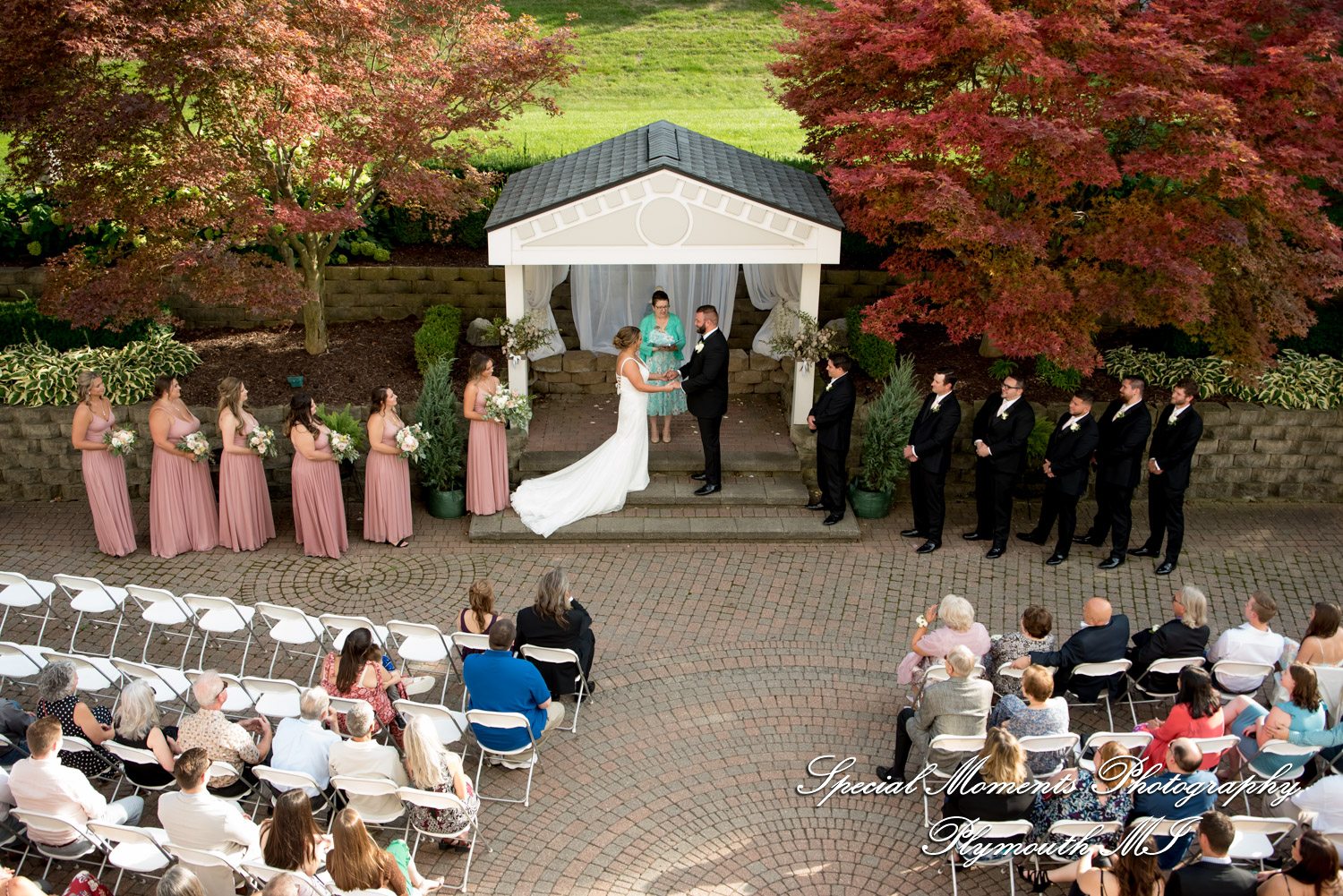 Aidan & Alex at Italian American Club Livonia MI wedding photograph