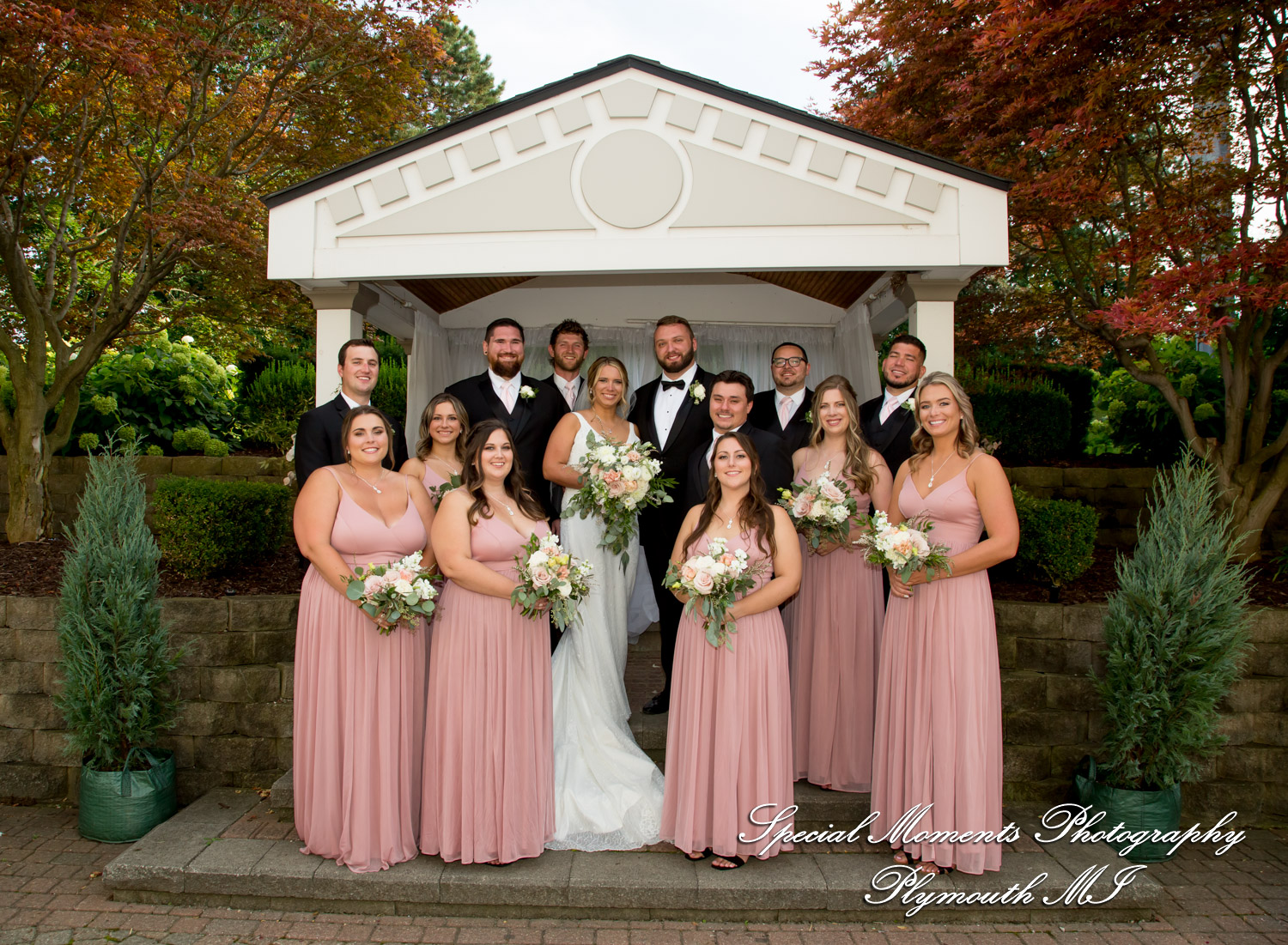 Aidan & Alex at Italian American Club Livonia MI wedding photograph