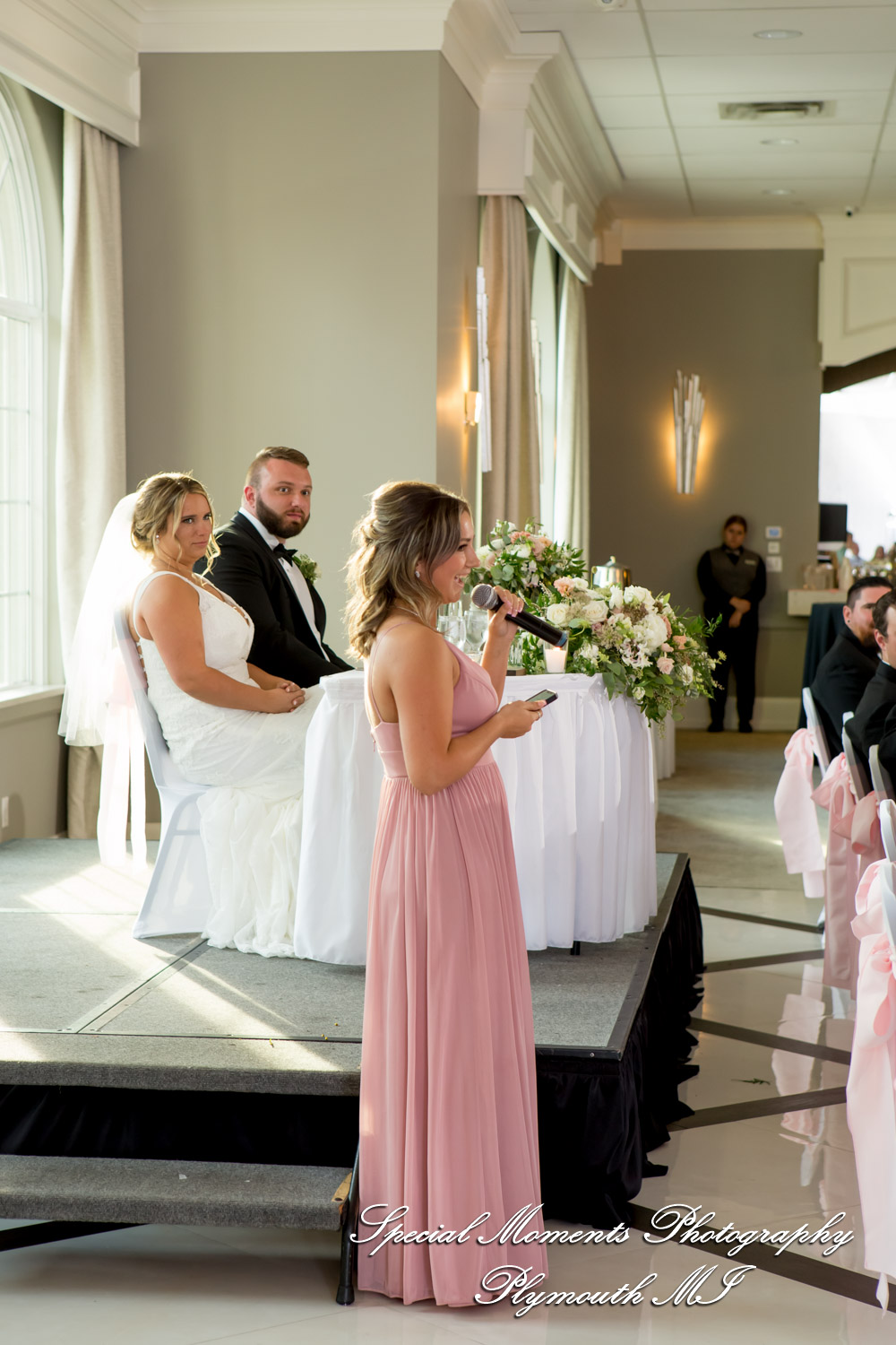 Aidan & Alex at Italian American Club Livonia MI wedding photograph
