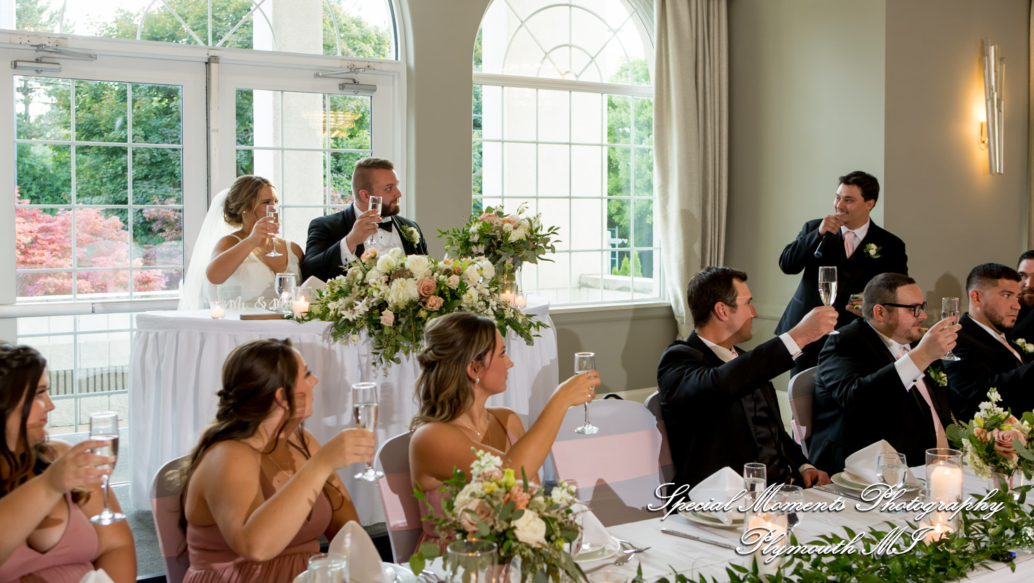 Aidan & Alex at Italian American Club Livonia MI wedding photograph