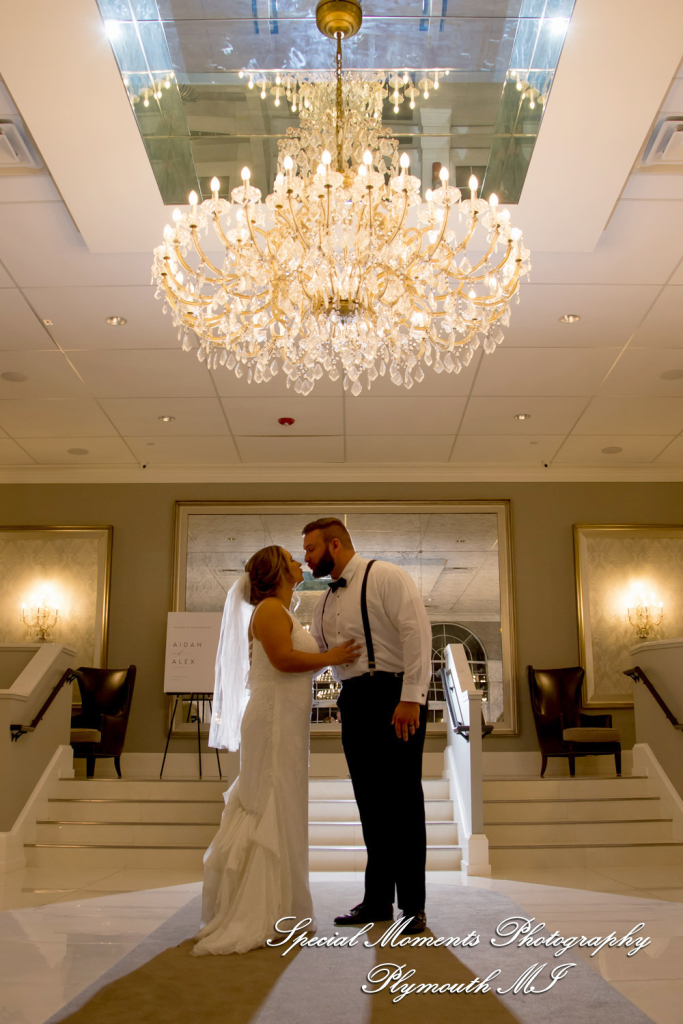 Aidan & Alex at Italian American Club Livonia MI wedding photograph