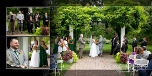 Evelyn & Christopher at Wellers Saline MI wedding album photograph