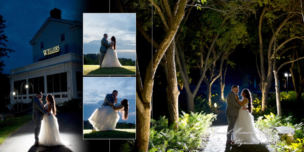 Coffee Table Design - Evelyn & Christopher at Wellers Saline MI wedding album photograph