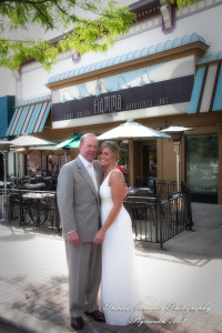 Pete & Paula at Fiamma Grill Plymouth MI wedding photograph