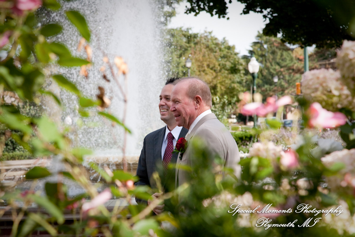 Pete & Paula at Fiamma Grill Plymouth MI wedding photograph