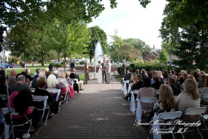 Pete & Paula at Fiamma Grill Plymouth MI wedding photograph