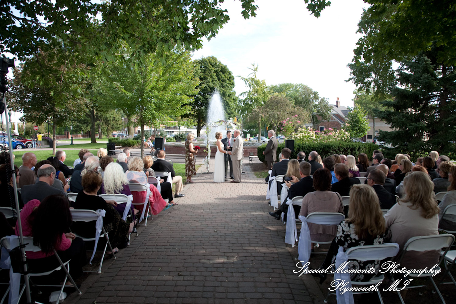 Pete & Paula at Fiamma Grill Plymouth MI wedding photograph