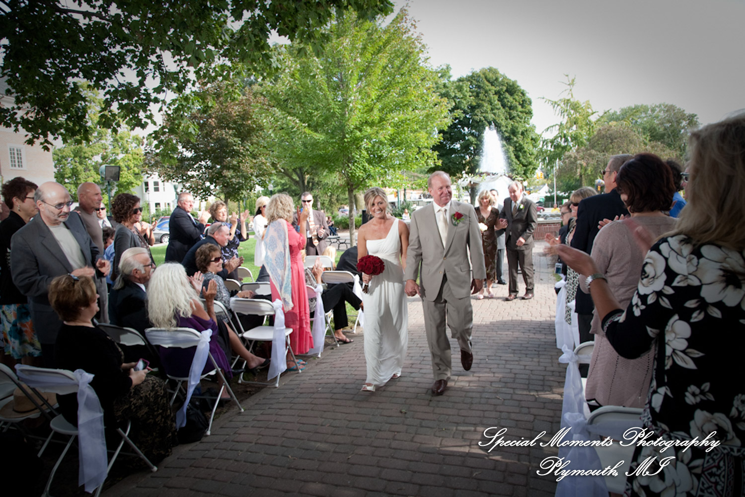 Pete & Paula at Fiamma Grill Plymouth MI wedding photograph