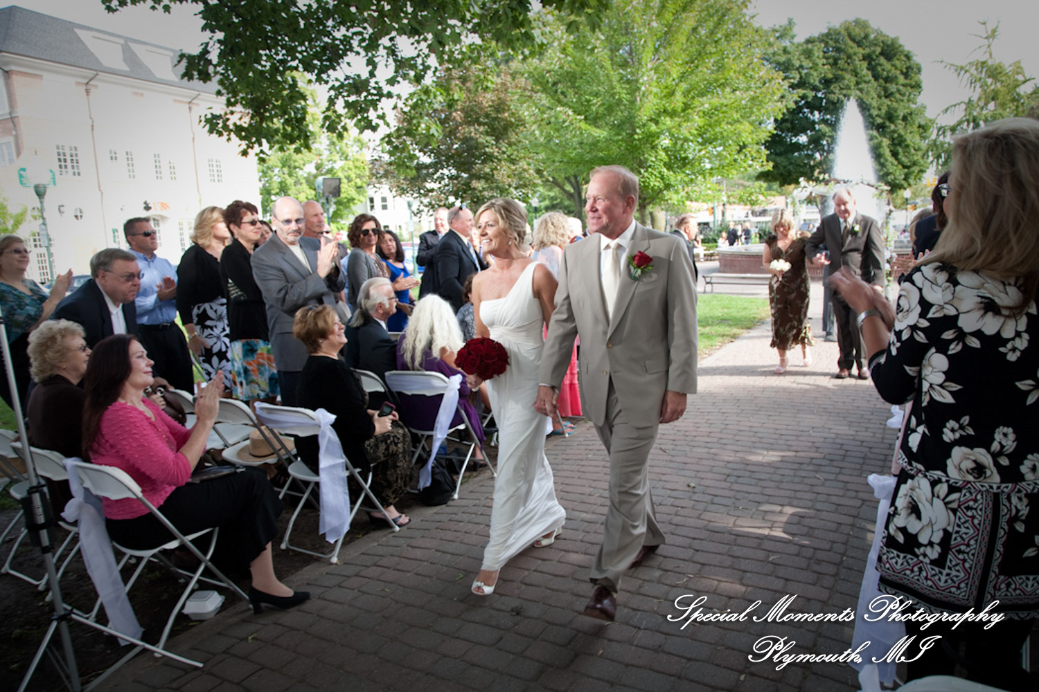 Pete & Paula at Fiamma Grill Plymouth MI wedding photograph