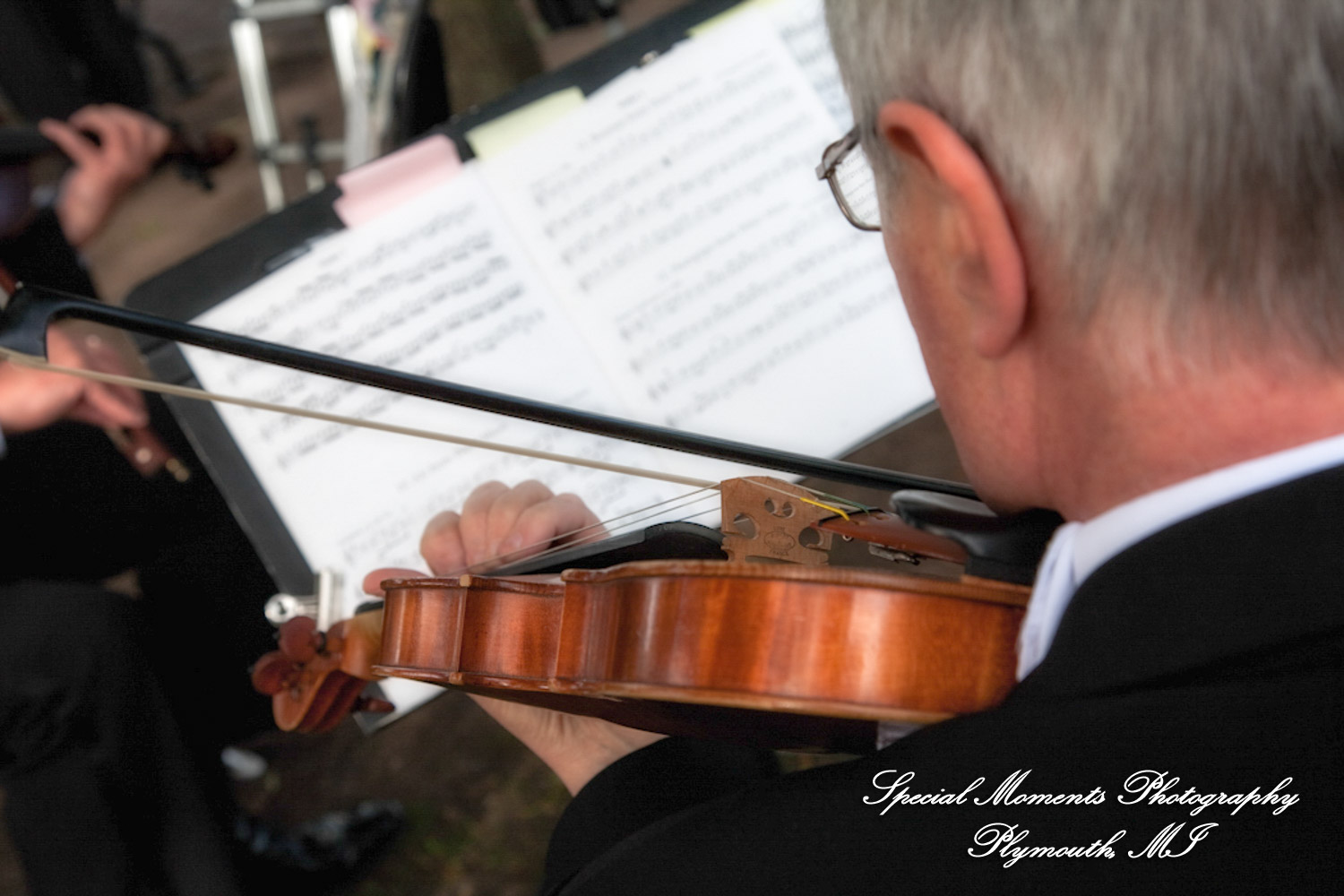 Pete & Paula at Fiamma Grill Plymouth MI wedding photograph