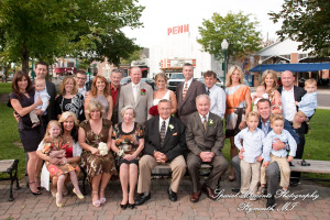 Pete & Paula at Fiamma Grill Plymouth MI wedding photograph