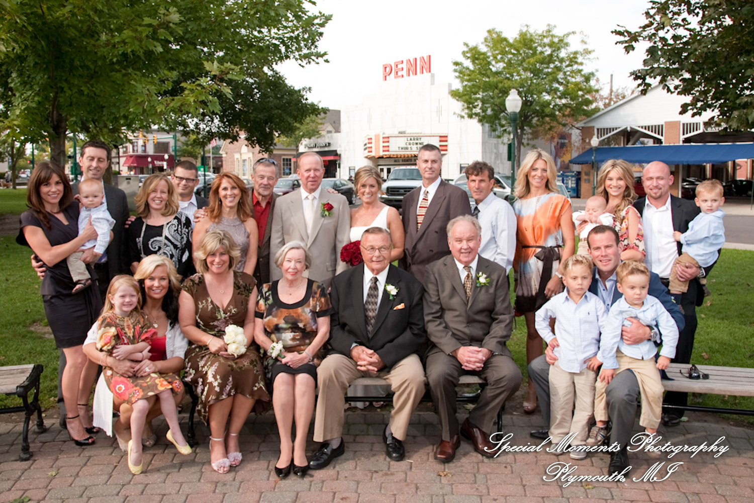 Pete & Paula at Fiamma Grill Plymouth MI wedding photograph