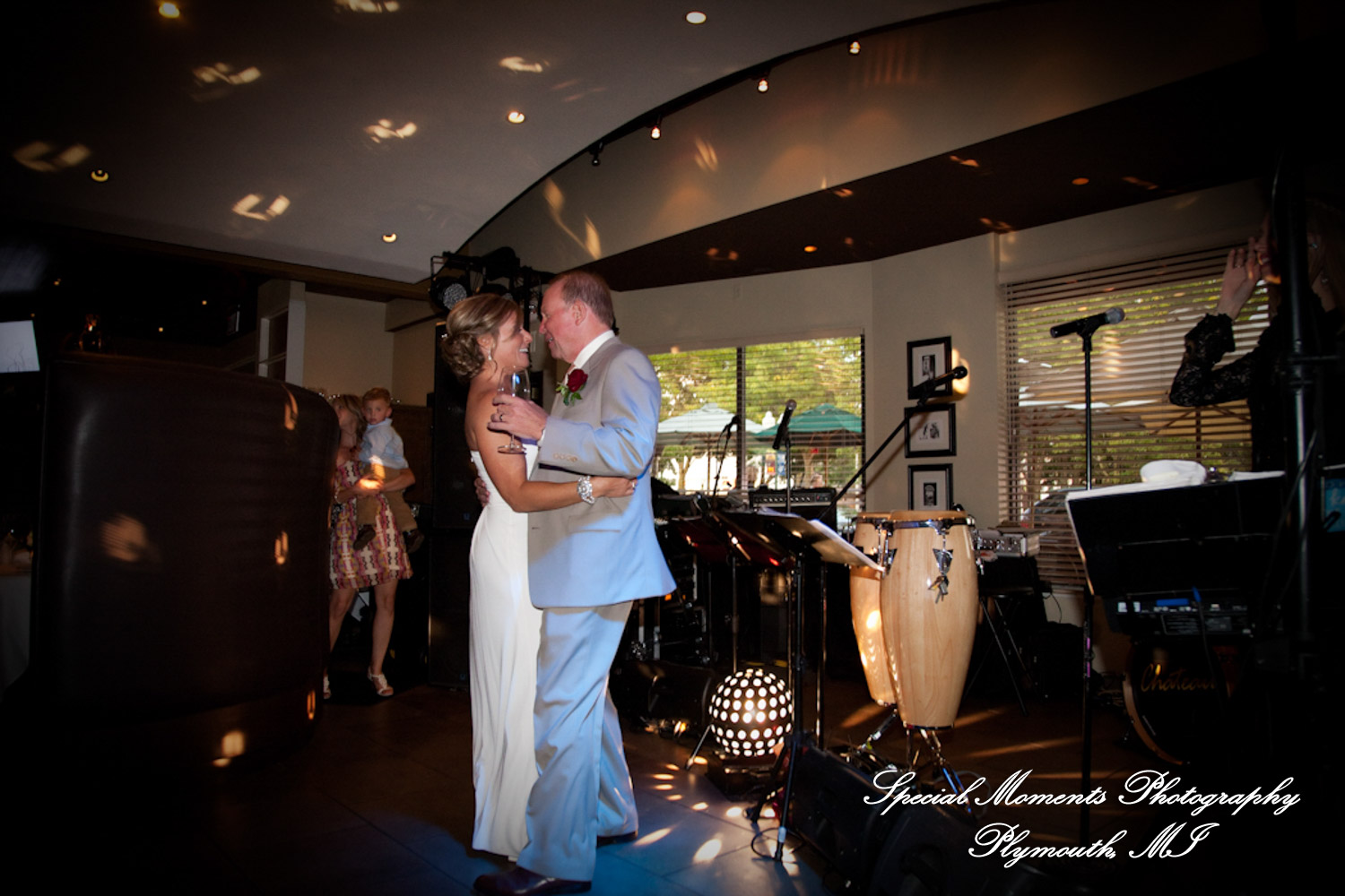 Pete & Paula at Fiamma Grill Plymouth MI wedding photograph