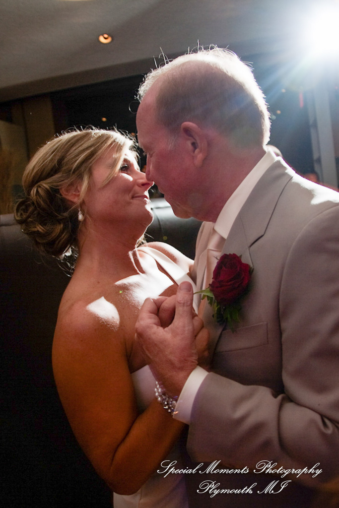 Pete & Paula at Fiamma Grill Plymouth MI wedding photograph