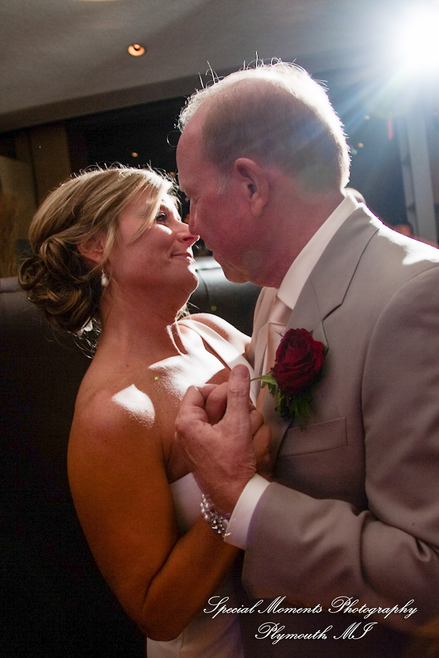 Pete & Paula at Fiamma Grill Plymouth MI wedding photograph