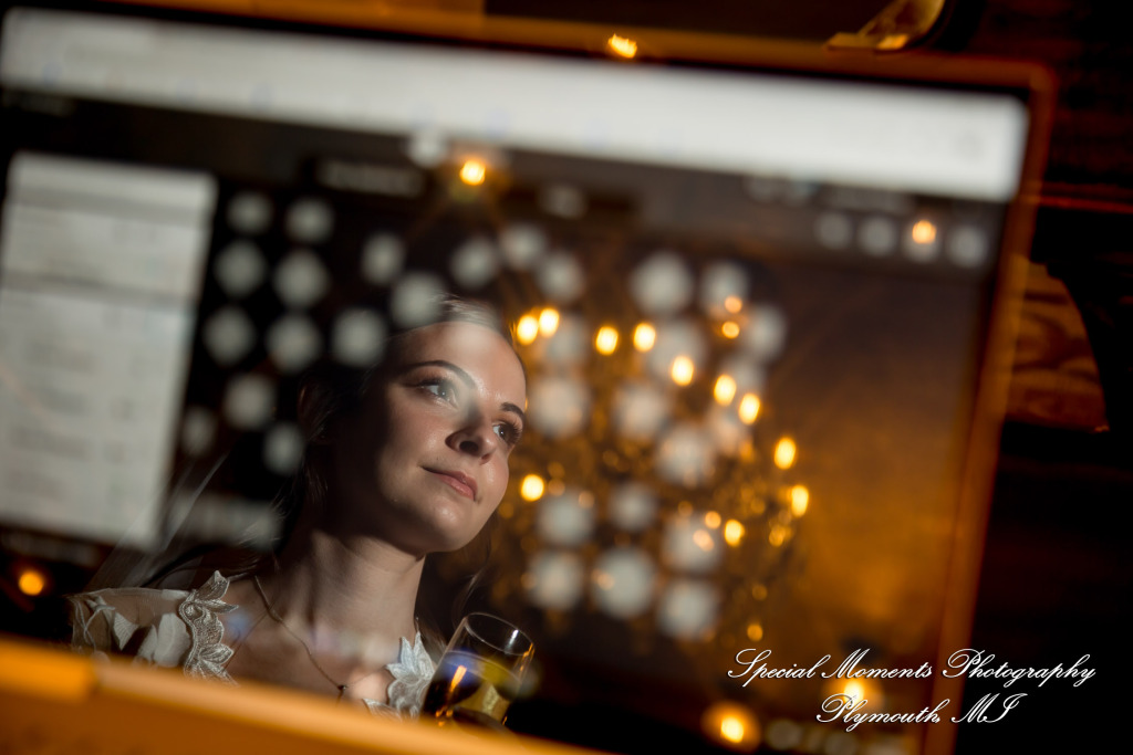 Andrea & Jonathan at The Whitney Detroit MI wedding photograph