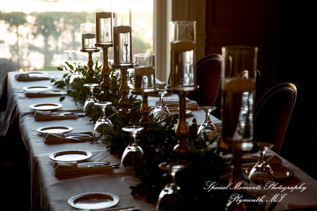 Andrea & Jonathan at The Whitney Detroit MI wedding photograph